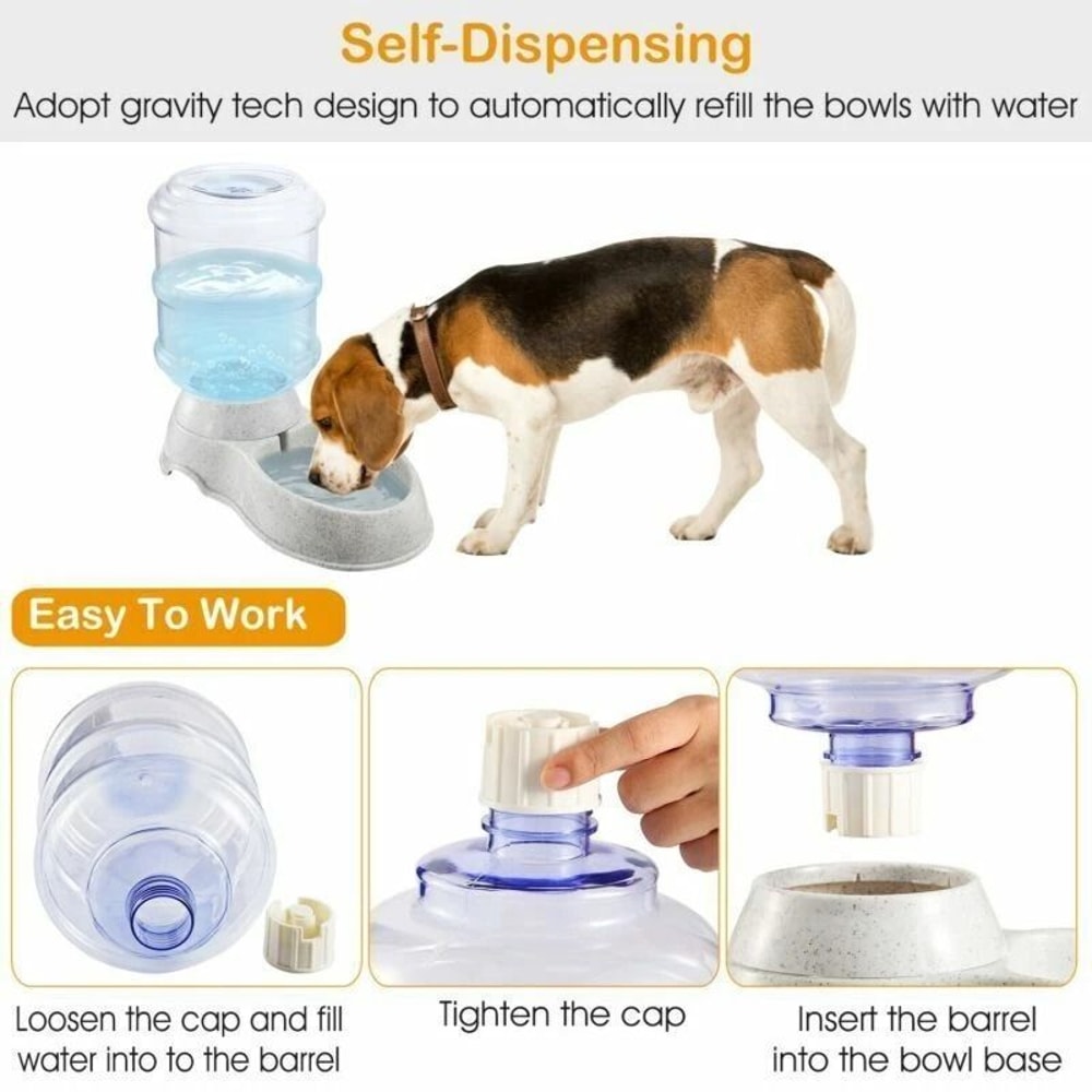 Pet Water Fountain Portable Dog Water Dispenser Cat Sprinkler Feeder For Dogs And Cats 6