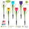 LED Tulip Flower Lights Solar Powered Outdoor Garden Pathway Lamp Lawn Decor 3