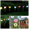 LED Tulip Flower Lights Solar Powered Outdoor Garden Pathway Lamp Lawn Decor 4