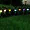 LED Tulip Flower Lights Solar Powered Outdoor Garden Pathway Lamp Lawn Decor 0