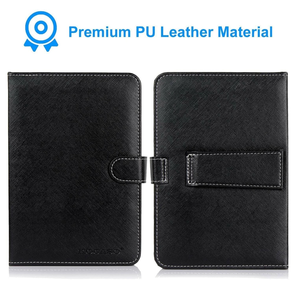 Slim PU Leather Case Cover For Android Tablet PC W Stand And USB Keyboard Stylish Protective 9