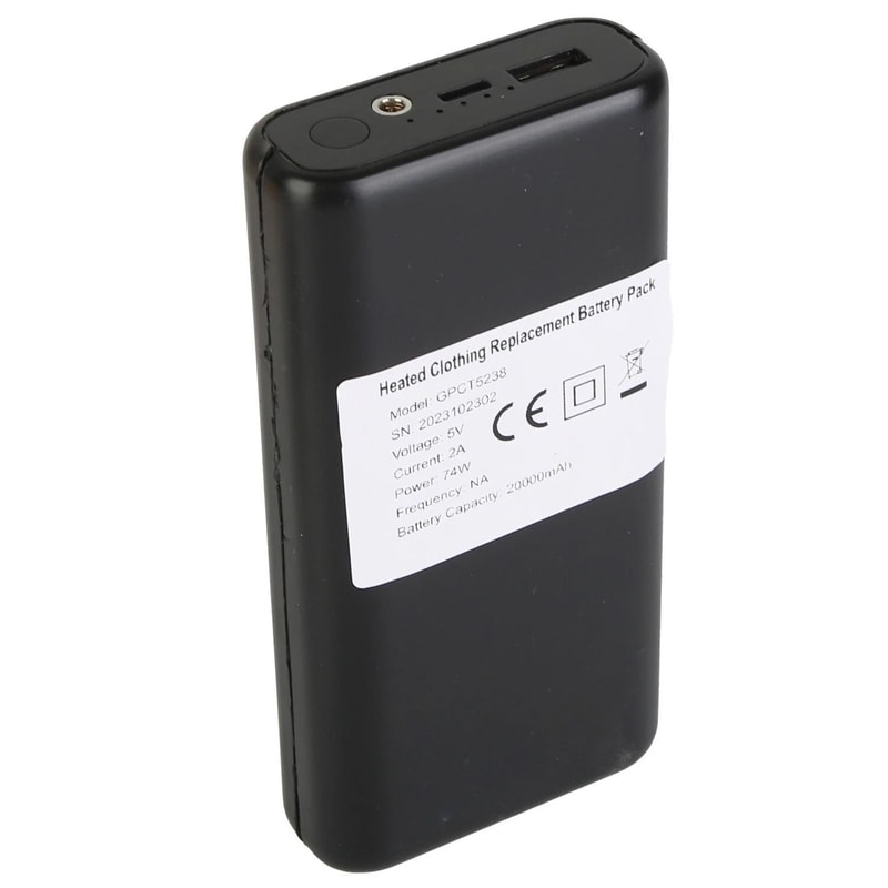 Power Bank Battery Pack For Phone Heated Jackets Vests Coat 5