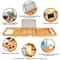 Bamboo Bath Tray Table Bathtub Caddy Tray Bath Holder Over The Tub Shelf 8