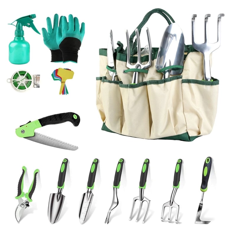 Gardening Hand Tools Garden Tool Kit Aluminum Alloy Durable Plant Gardening Tools 2