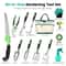 Gardening Hand Tools Garden Tool Kit Aluminum Alloy Durable Plant Gardening Tools 11