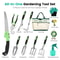 Gardening Hand Tools Garden Tool Kit Aluminum Alloy Durable Plant Gardening Tools 11