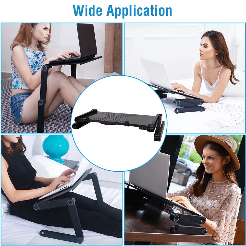 Foldable 360 Adjustable Laptop Stand Sofa Bed Tray PC Notebook Desk Portable And Adjustable For Com 10