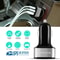 Quick 3 Port USB Fast Car Charger For IPhone X Samsung Galaxy S9 Plus 1
