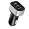 Quick 3 Port USB Fast Car Charger For IPhone X Samsung Galaxy S9 Plus 10