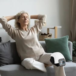 electric infrared heat knee massage air pressure vibration massager for pain relief