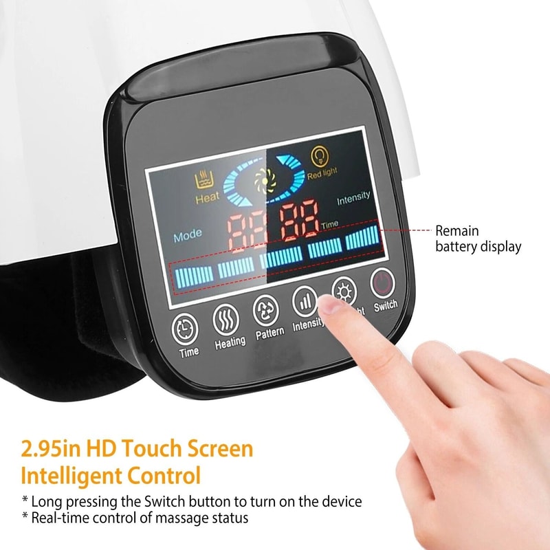 Electric Infrared Heat Knee Massage Air Pressure Vibration Massager For Pain Relief 6