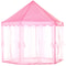 Pink Girls Princess Castle Play Tent Large Indoor Playhouse Outdoor Gift For Kids 12