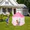 Pink Girls Princess Castle Play Tent Large Indoor Playhouse Outdoor Gift For Kids 3
