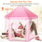 Pink Girls Princess Castle Play Tent Large Indoor Playhouse Outdoor Gift For Kids 8