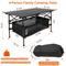 Aluminum Camping Table With Bag Outdoor Portable Folding Picnic BBQ Desk For Easy Setup 6
