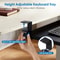 Under Desk Pull Out Keyboard Tray Adjustable Keyboard Mouse Tray WC Clamp For Ergonomic Desk Setup 8