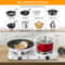 Electric Dual Burner Hot Plate 5 Power Level Kitchen Cooktop Versatile Cooking Stove For Family Mea 6