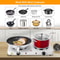 Electric Dual Burner Hot Plate 5 Power Level Kitchen Cooktop Versatile Cooking Stove For Family Mea 6