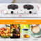 Electric Dual Burner Hot Plate 5 Power Level Kitchen Cooktop Versatile Cooking Stove For Family Mea 7