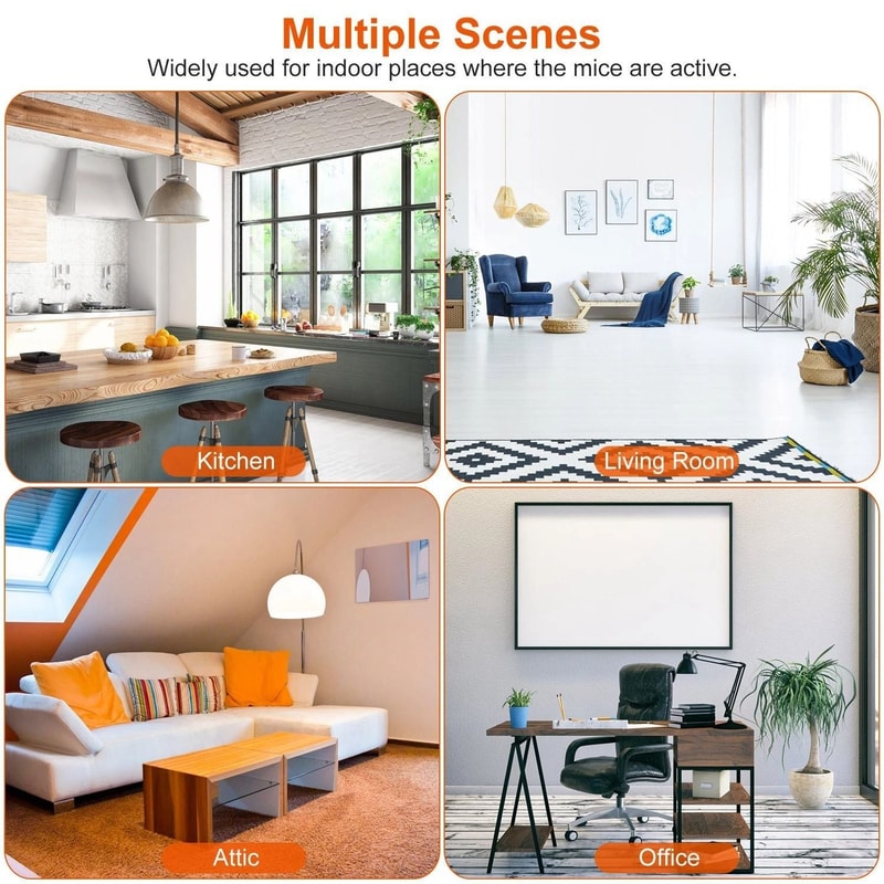 Shock Mice Trap Rodent Zapper Reusable Electric Rat Trap For Home Pest Control 4