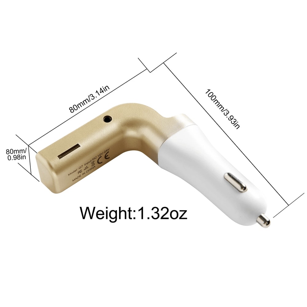 Wireless Car FM Adapter USB Charger Stereo Audio Receiver Bluetooth Car Audio Connectivity 0