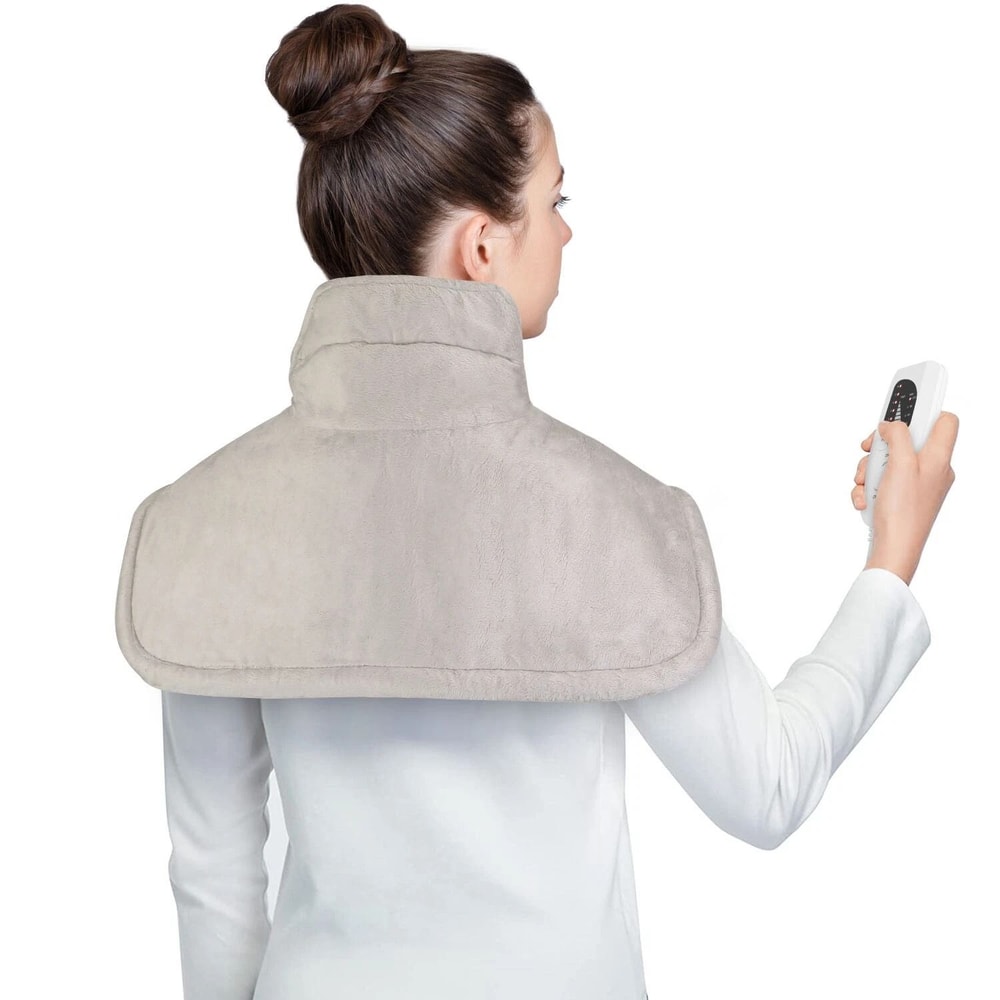 Fast Heating Electric Heating Pad Wrap Pain Relief For Neck Shoulders Back Warm Therapy Comfort 6