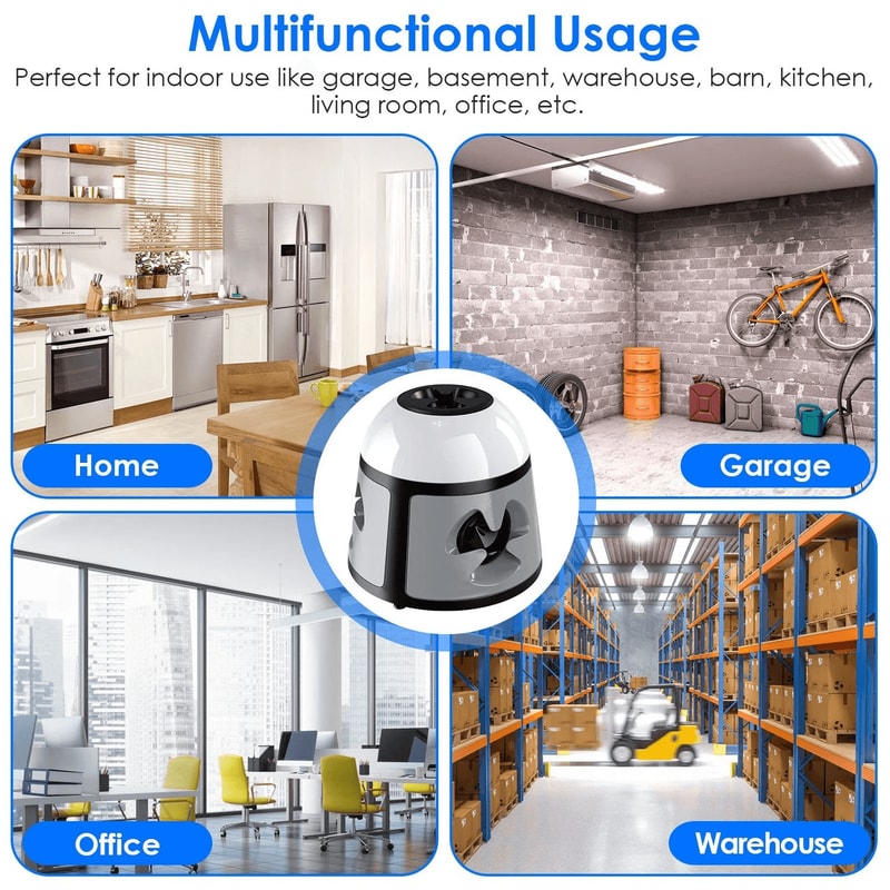 Indoor Rodent Repeller For Office Ultrasonic Mice Control No Kill Rat Squirrel Device For Home 10