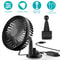 Portable Car Cooling Fan USB Powered Vehicle Suction Cup Rotatable Auto Cooler Clip Fan For Enhance 10