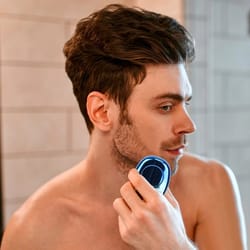 rechargeable electric razor, men electric beard trimmer, electric shaver for smooth shaving