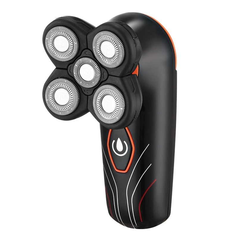 Rechargeable Bald Head Beard Trimmer 4D Rotary Electric Shaver Shaving Razor For Men 10