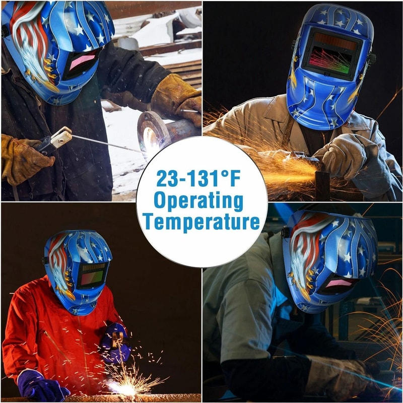 True Color AutoDarkening Welding Helmet Solar Welder Helmet Arc Tig Mig Weld For Precise Work 2