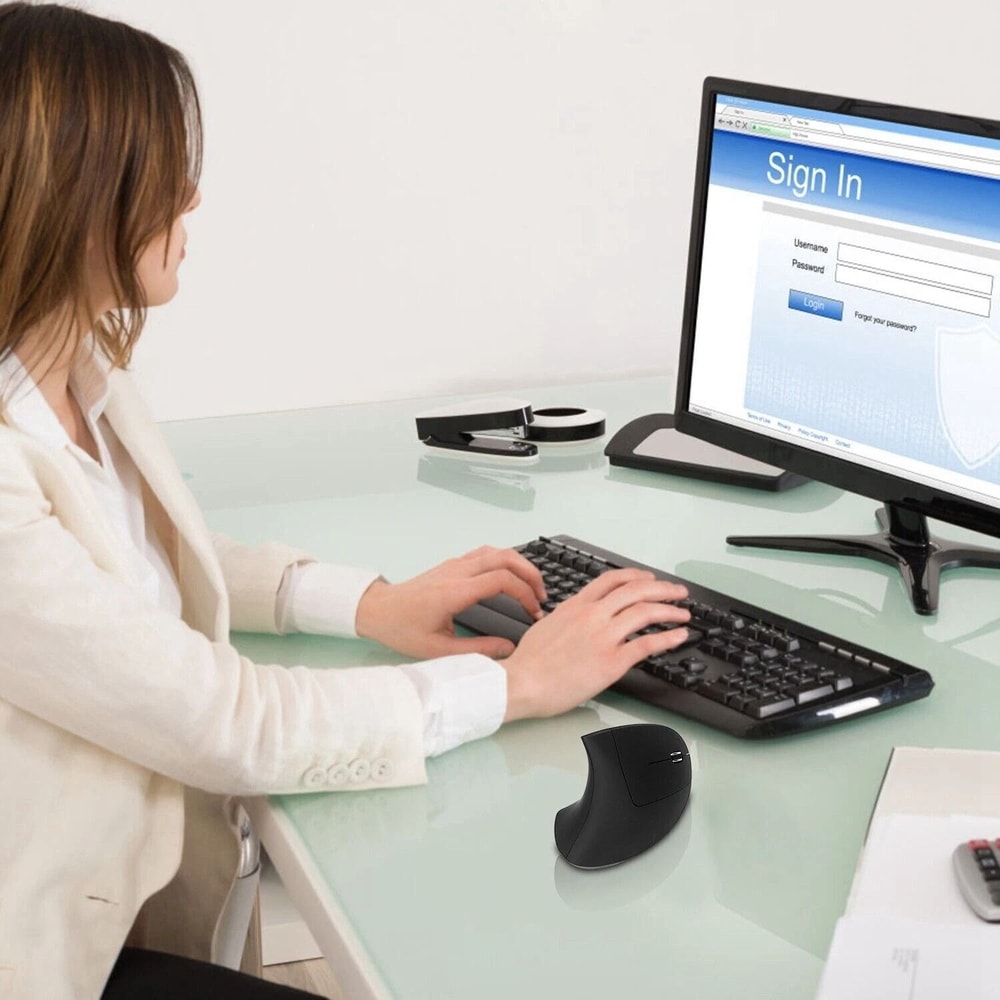 Ergonomic Wireless Mouse Optical Vertical Mice 3