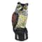 Solar Powered Fake Owl Scarecrow WFlashing Eye Sound Garden Outdoor Bird Repellent 3
