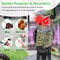 Solar Powered Fake Owl Scarecrow WFlashing Eye Sound Garden Outdoor Bird Repellent 8