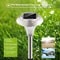 Stainless Steel Solar Power LED Garden Lights Outdoor Landscape Path Decor Waterproof Lawn Lighting