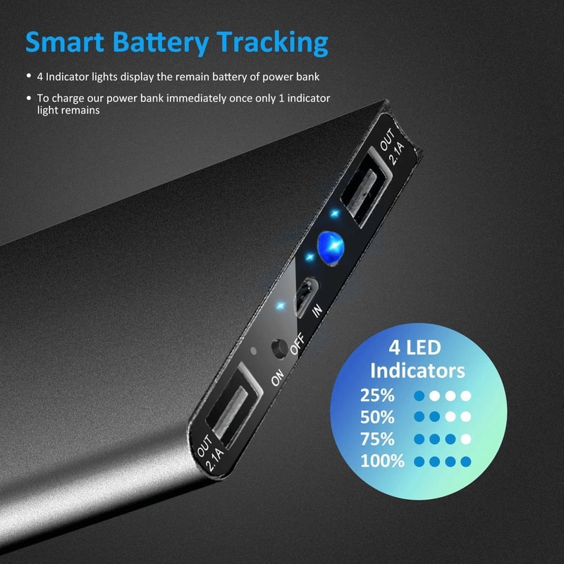 Portable Cellphone Power Bank For Heated Vest Jacket Coat Blanket Battery Pack LongLasting Recharge 1