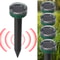 Solar Ultrasonic Animal Repeller Outdoor Pest Control Spikes For Mole And Gopher Deterrence 11