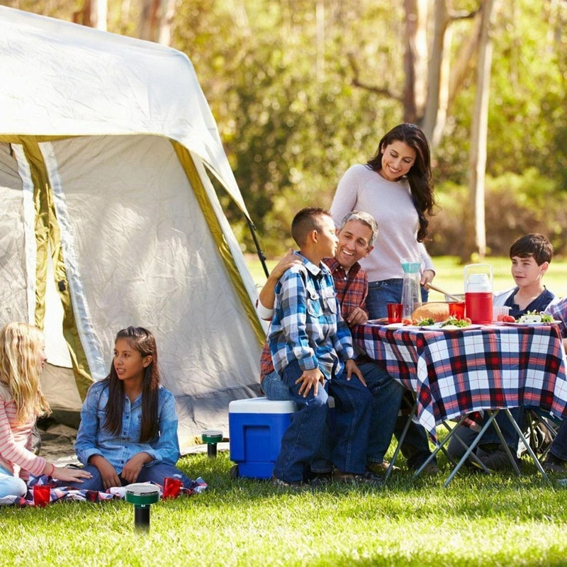 Solar Ultrasonic Animal Repeller Outdoor Pest Control Spikes For Mole And Gopher Deterrence 3