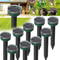Solar Ultrasonic Animal Repeller Outdoor Pest Control Spikes For Mole And Gopher Deterrence 9