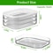 Stackable Clear Food Storage Box Deli Meat Bin Fridge Bacon Container Ideal For Fridge Organization 8