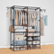 Freestanding Wardrobe Rack Heavy Duty Garment Stand For Clothes And Shoes Storage 1