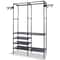 Freestanding Wardrobe Rack Heavy Duty Garment Stand For Clothes And Shoes Storage 9