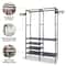 Freestanding Wardrobe Rack Heavy Duty Garment Stand For Clothes And Shoes Storage 7