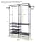 Freestanding Wardrobe Rack Heavy Duty Garment Stand For Clothes And Shoes Storage 8