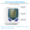 Wrist BP Cuff Blood Pressure Monitor Portable Heart Rate Check Pulse Machine Accurate Readings 1