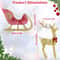Xmas Christmas Gifts Christmas Reindeer Sleigh Lighted Toys Holiday Decor Christmas Decor For Home 3