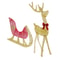 Xmas Christmas Gifts Christmas Reindeer Sleigh Lighted Toys Holiday Decor Christmas Decor For Home 9
