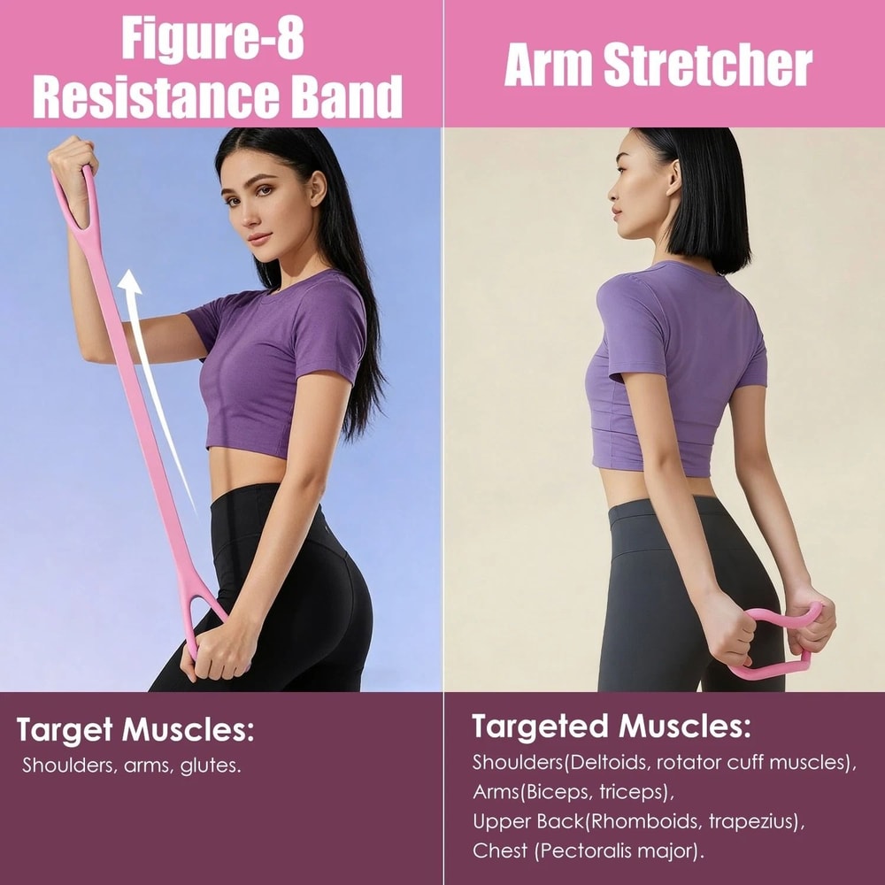 Complete Pilates Kit With Yoga Ball Arm Stretcher Pilates Ring Yoga Strap Bag Full Resistance Band 5