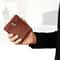 PU Leather Bifold Wallet For Men Wallet Holder With 2 ID Windows Coin Pocket 10