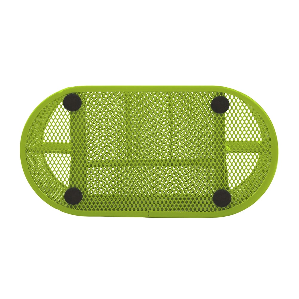 Metal Desk Organizer Mesh Office Pen Pencil Holder Storage Tray Green Compact Durable Desktop Sto 3